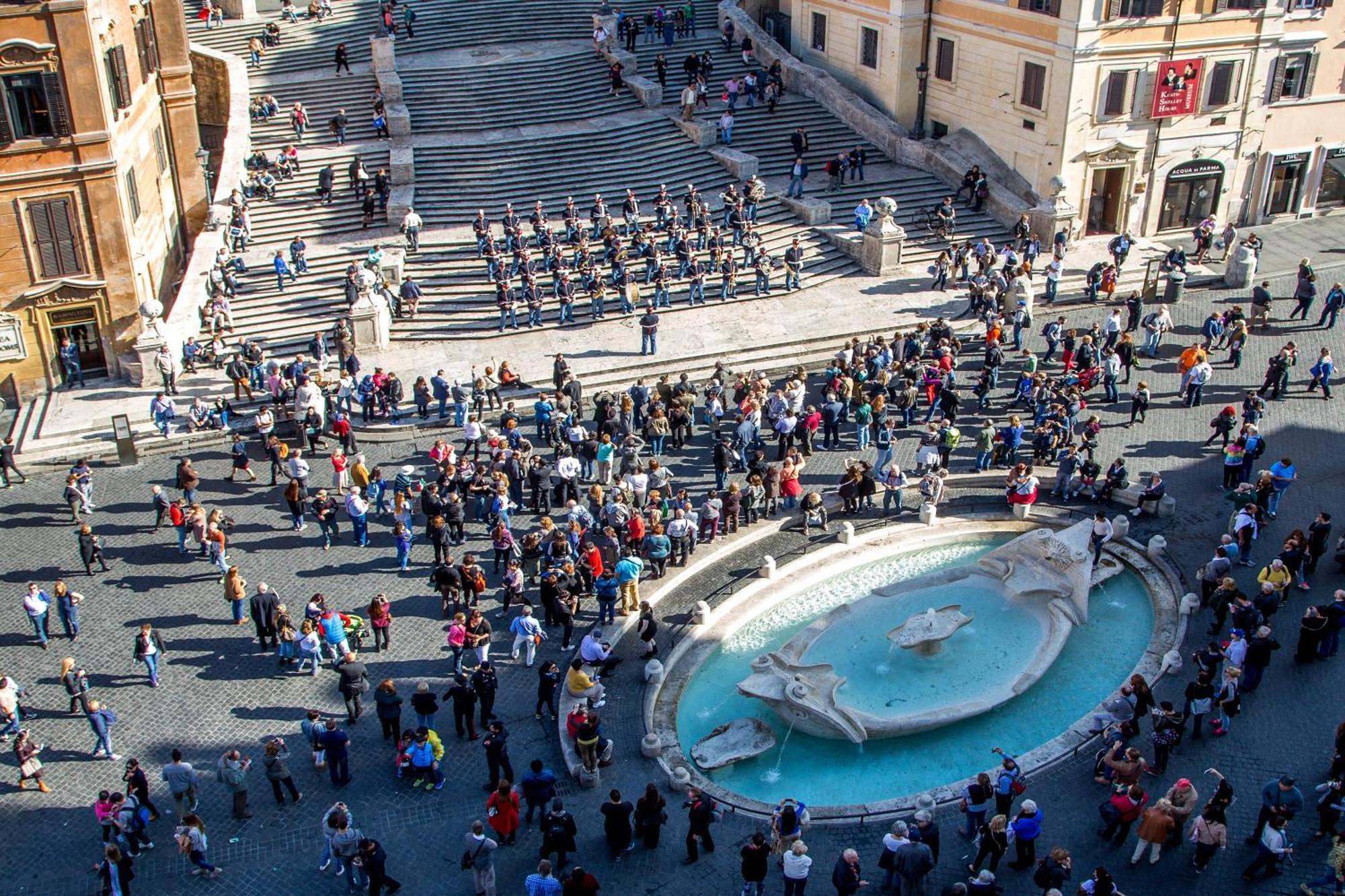 The At The Spanish Steps Rom